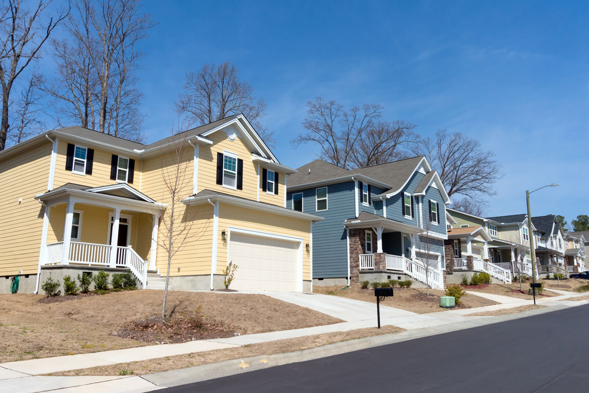 residential street with no-impact home occupations