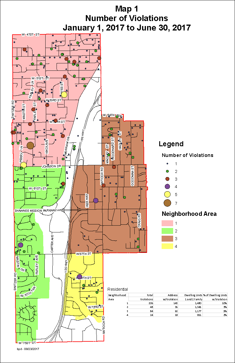 Merriam code violations 1st half 2017