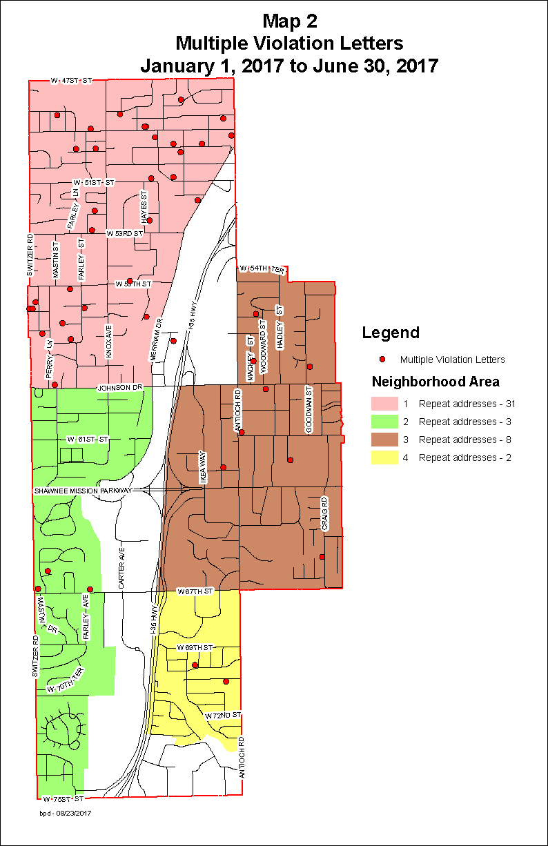 Merriam code violations 1st half 2017